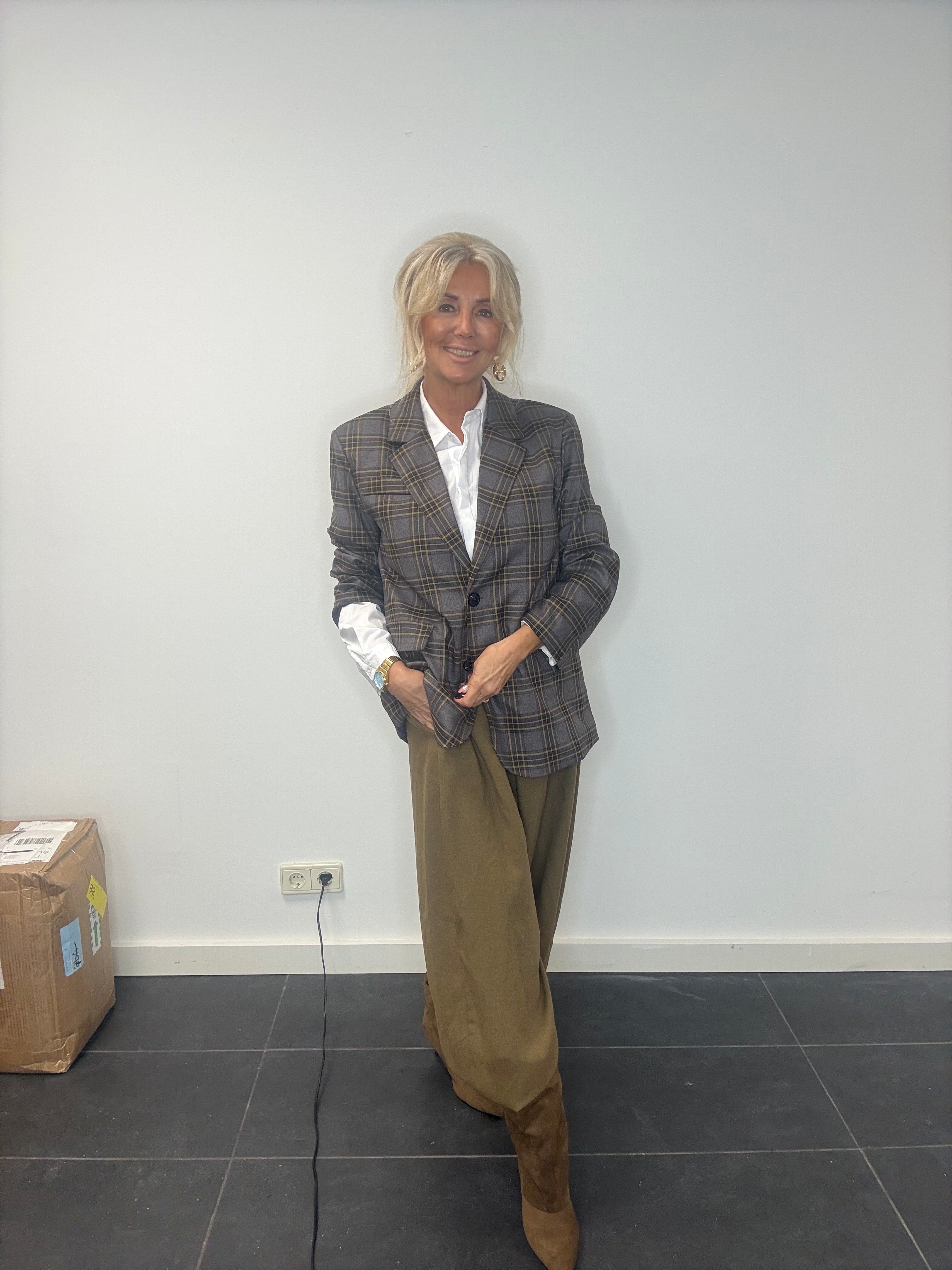 Broek Ballon Olive /camel